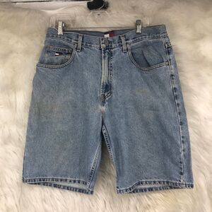 Vintage 90s Tommy Hilfiger Denim Shorts, Freedom Short, DIY Project/Work SZ 34